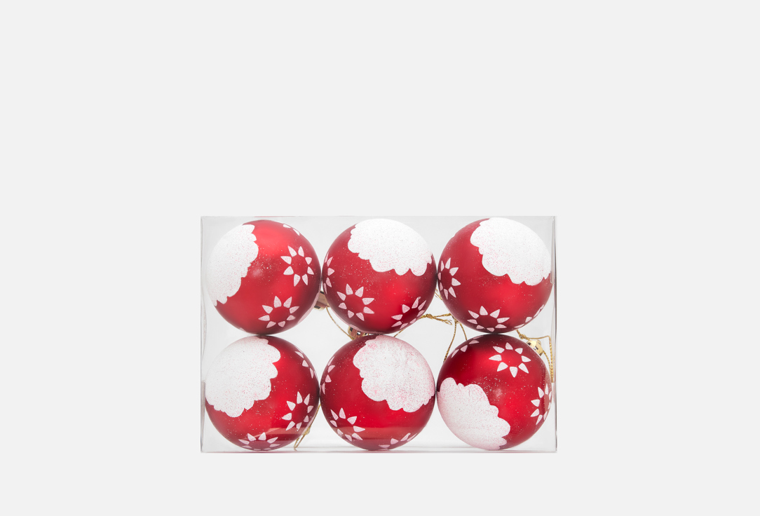 

Набор шаров B&H, Мультиколор, Новогодний микс, мульти 6 шт