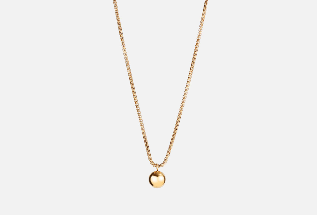 Изображение товара Цепочка Ресурс удлиненная с шаром на петле GOLD
