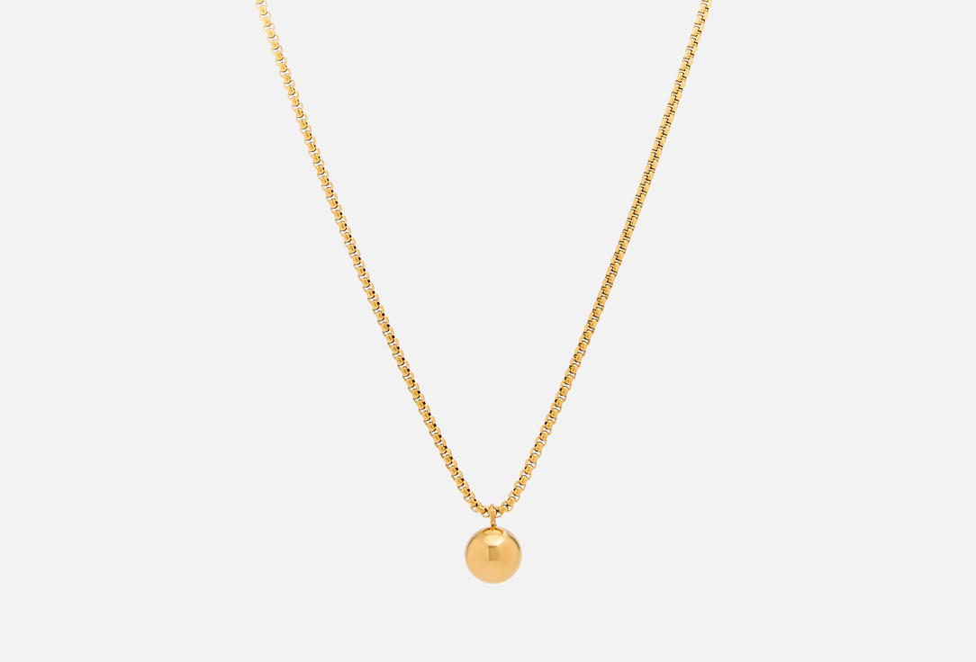 Изображение товара Цепочка Ресурс удлиненная с шаром на петле GOLD 75 см