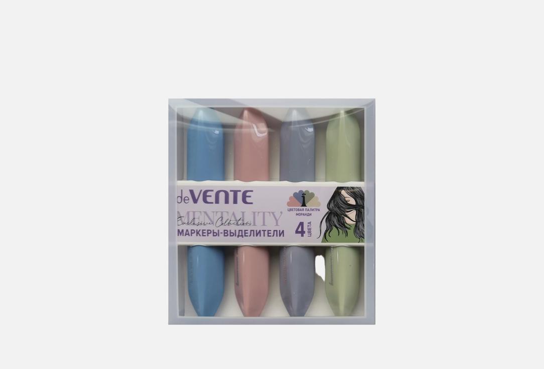 

Набор маркеров-выделителей DEVENTE, Mentality 4 шт