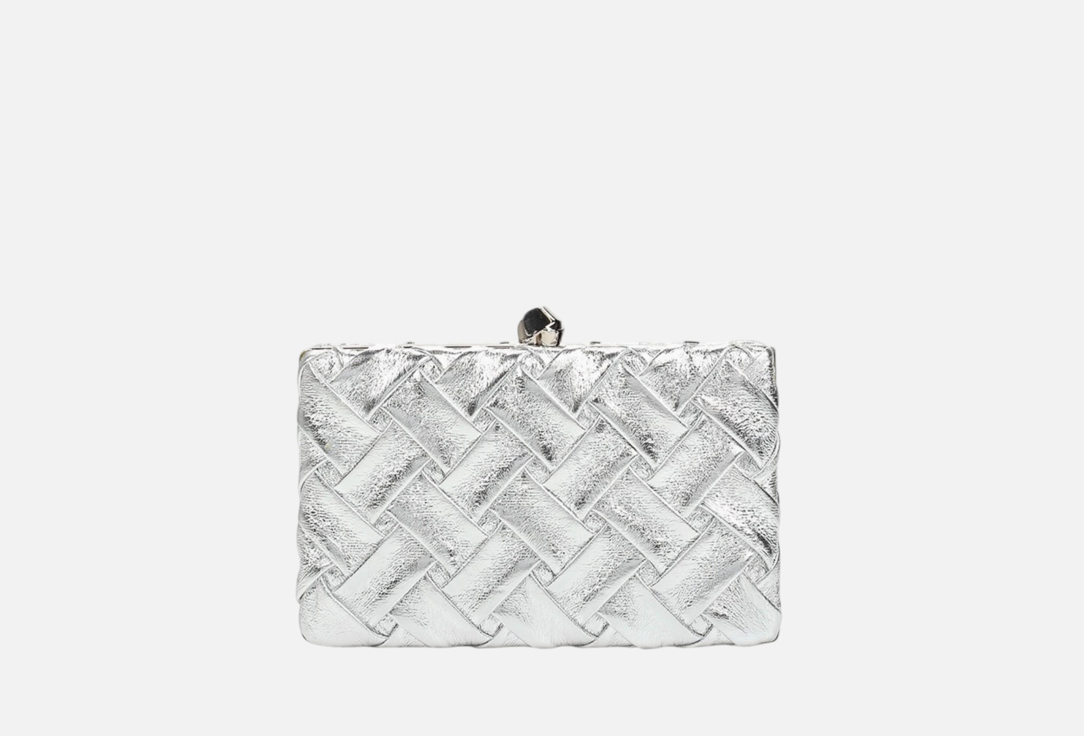 

Клатч SBALO, Серебряный, Braided