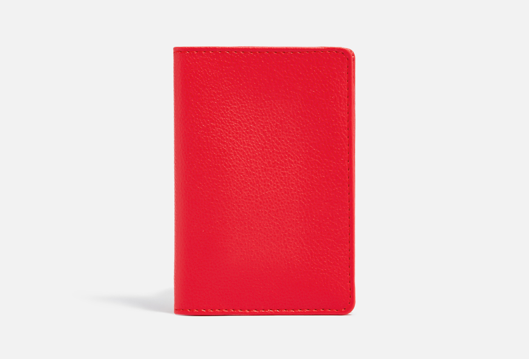 Изображение товара Обложка для паспорта Bruno Visconti красная из искусственной кожи стильное решение