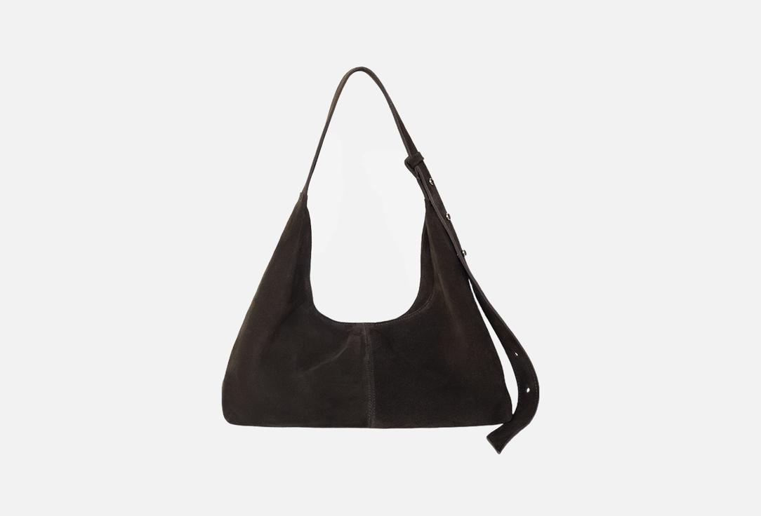 Изображение товара Стильная замшевая сумка хобо Emily mini для женщин с регулируемым ремнем