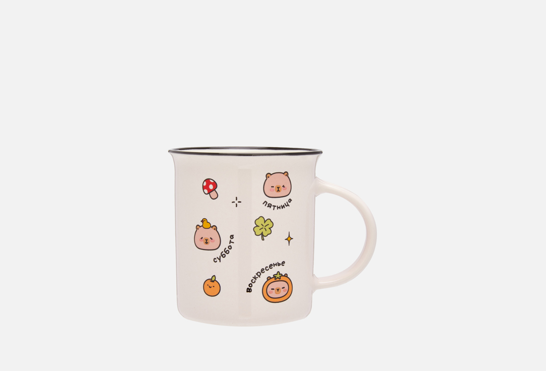 

Кружка керамическая ZAKKA, Weekdays 1 шт