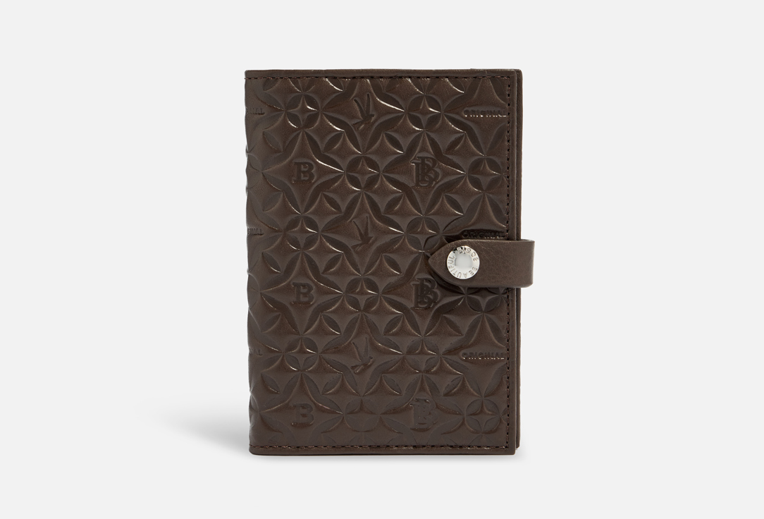 Изображение товара Обложка для паспорта из натуральной кожи с отделениями для карт и карманами