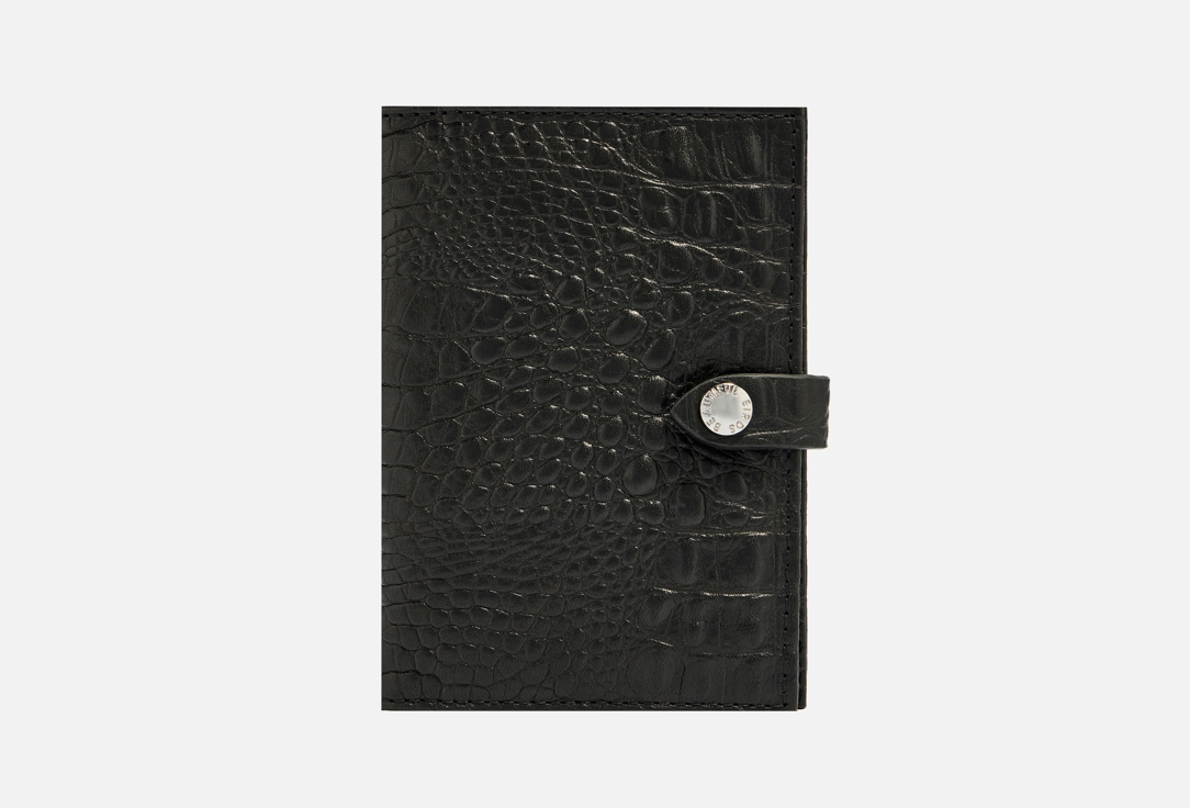 Изображение товара Обложка для паспорта из натуральной кожи с текстурой крокодила стильный аксессуар