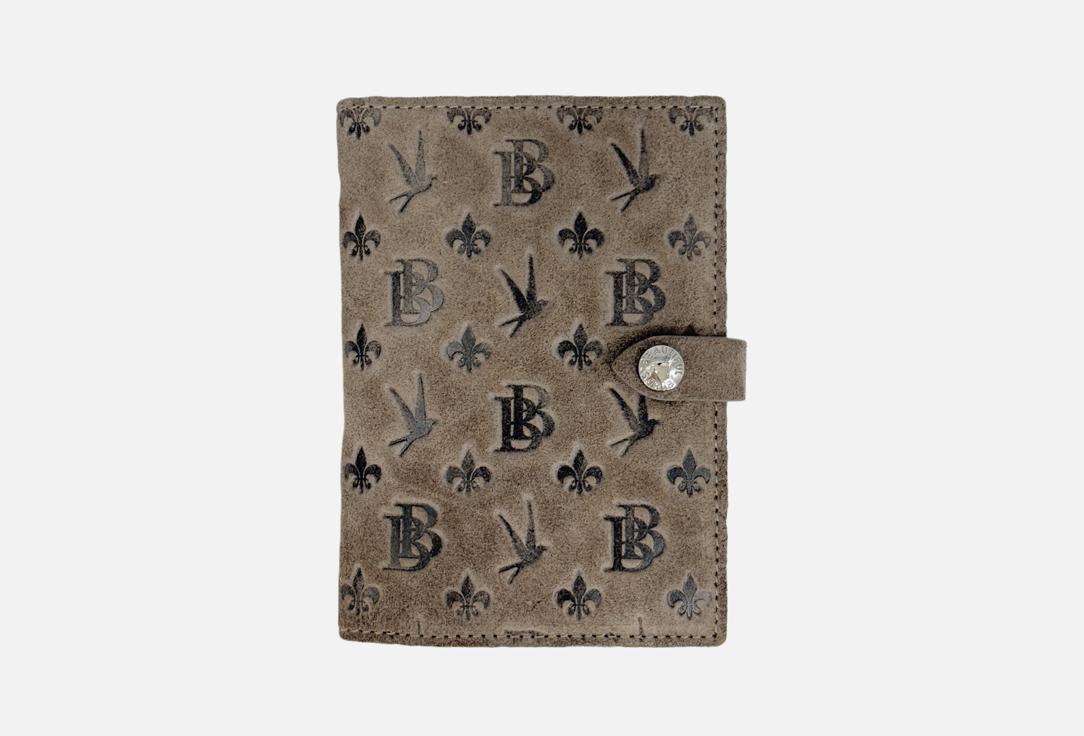 Изображение товара Обложка для паспорта Beautiful Birds Stell из натурального нубука с тиснением