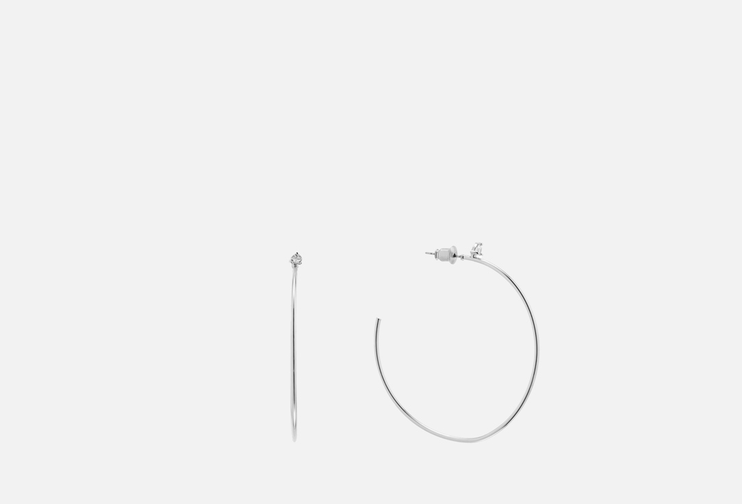

Серьги SOUL SISTER, Silver hoops 2 шт