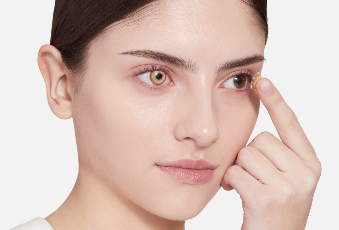 

цветные контактные линзы MAGESTIC, Yellow moon 0.00 оптическая сила