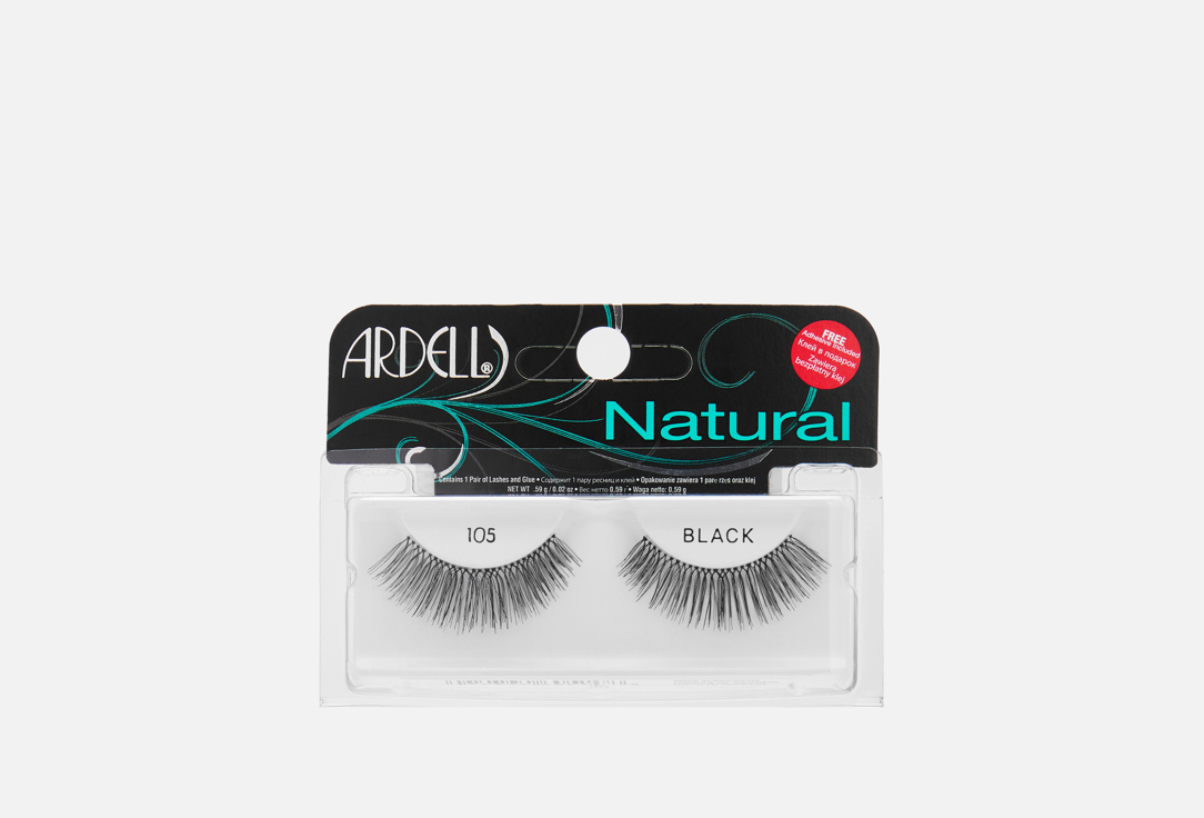 Изображение товара Накладные ресницы Ardell Fashion Lash 105 из натурального волоса, многоразовые, гипоаллергенные
