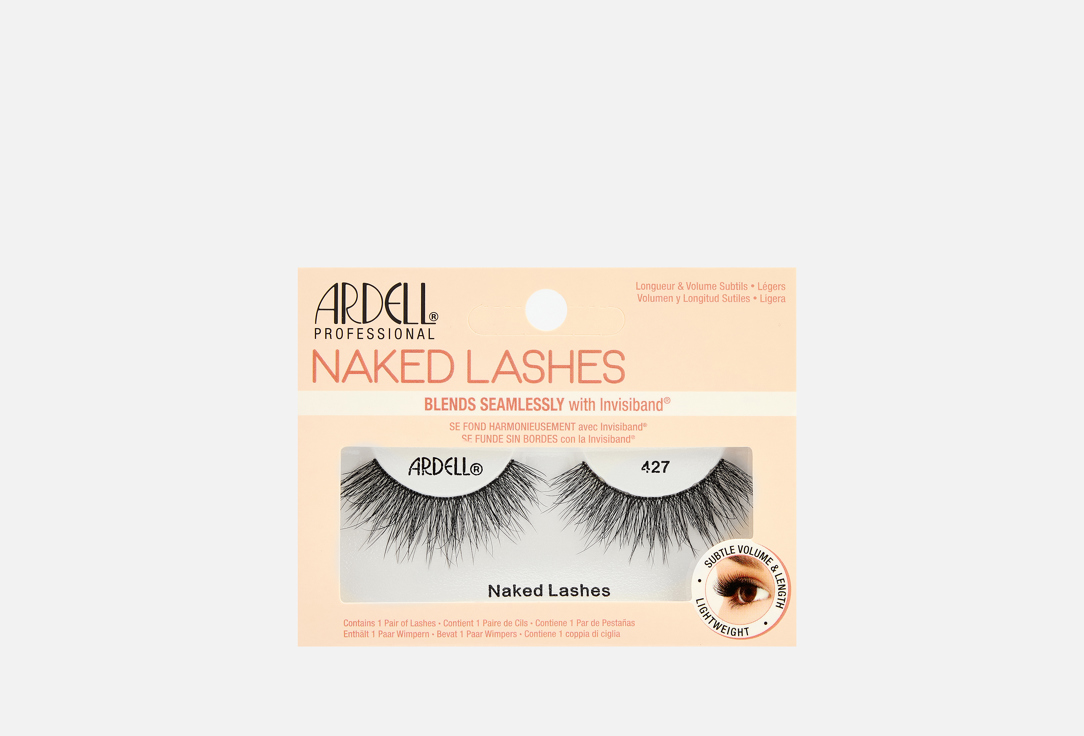 Изображение товара Накладные ресницы Ardell Naked Lashes 427 естественный объем средняя длина