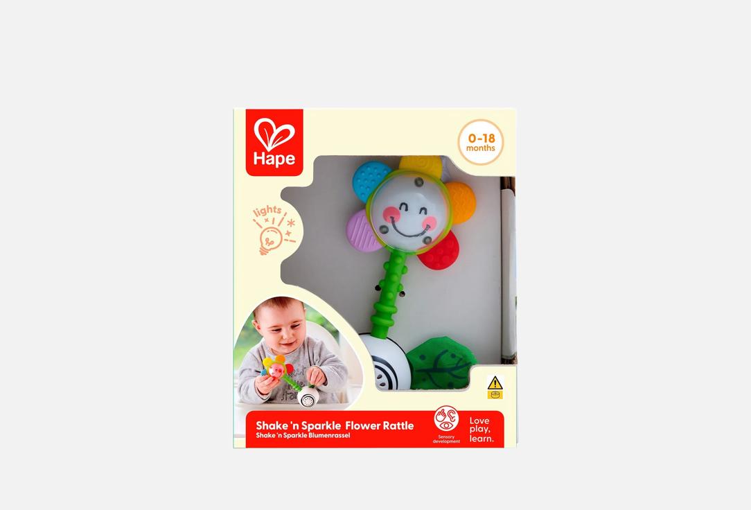 Изображение товара Погремушка светящийся цветок Hape для малышей с рождения