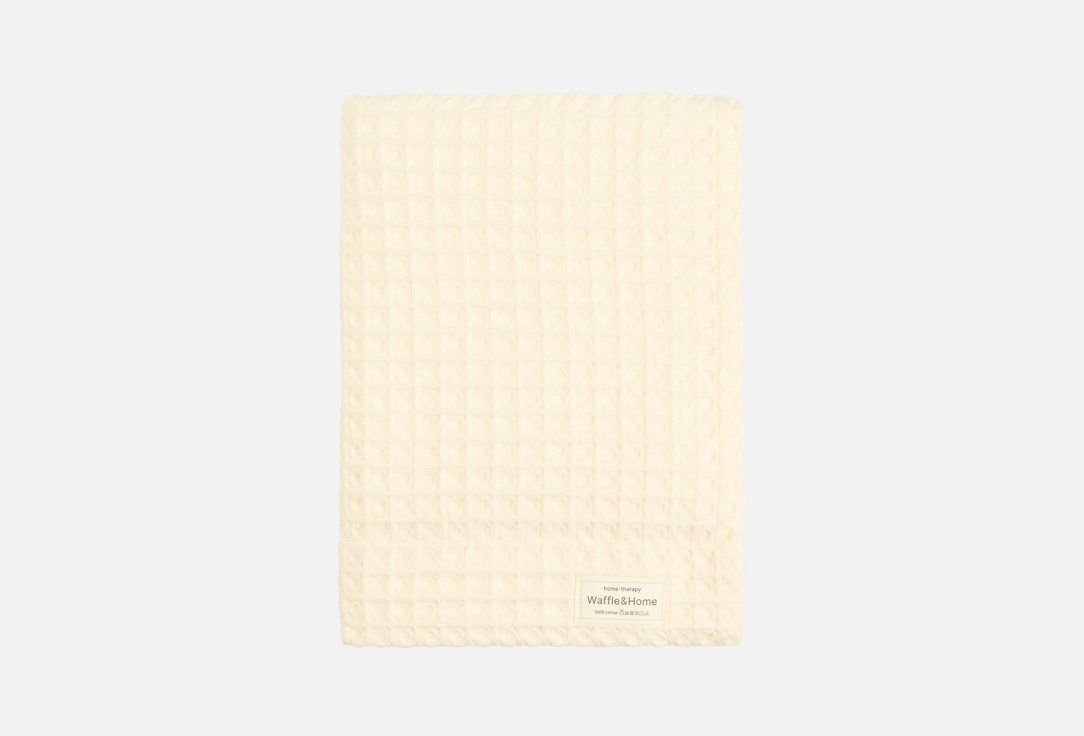 

Полотенце банное WAFFLE&HOME, Бежевый, Вафельное, крем, 80х150 см 1 шт