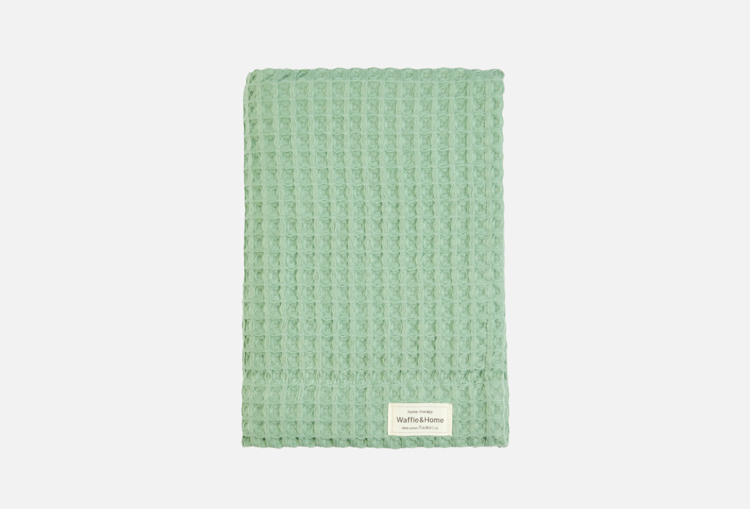 

Полотенце банное WAFFLE&HOME, Зеленый, Вафельное, эвкалипт, 80х150 см 1 шт