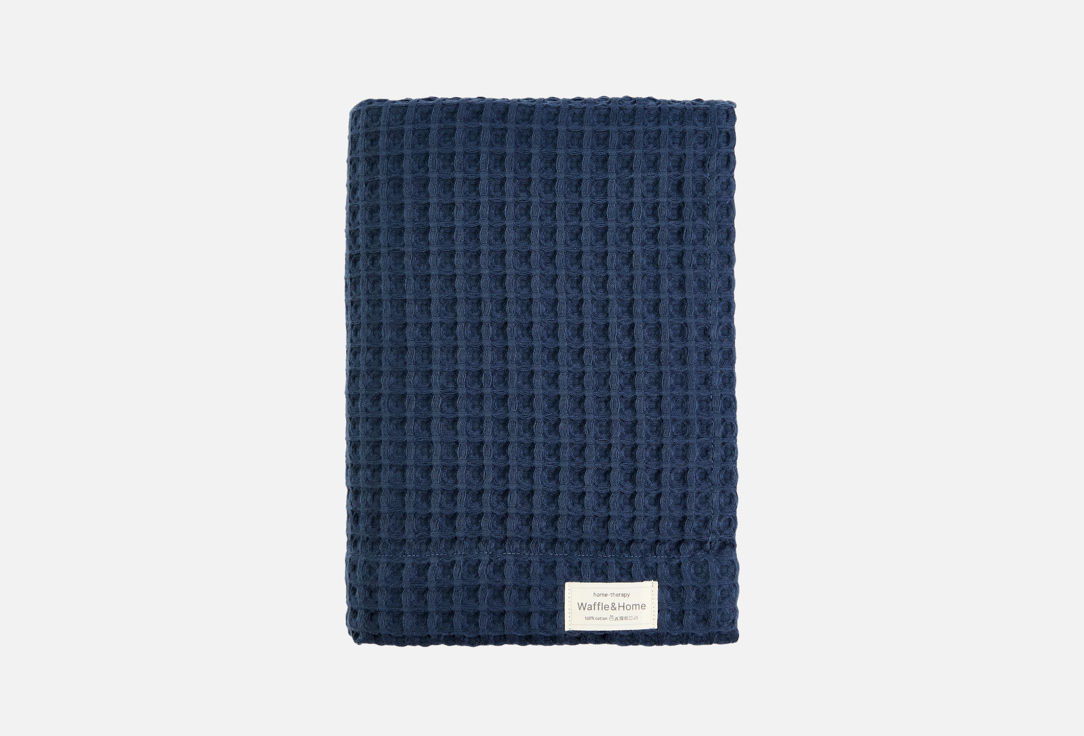 Изображение товара Полотенце банное Waffle&Home вафельное, индиго, 80х150 см