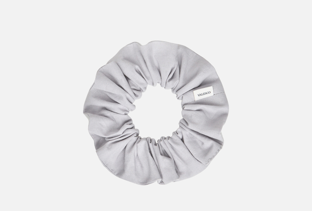 Изображение товара Резинка для волос Valesco PURE GRAY из вареного хлопка 12 см