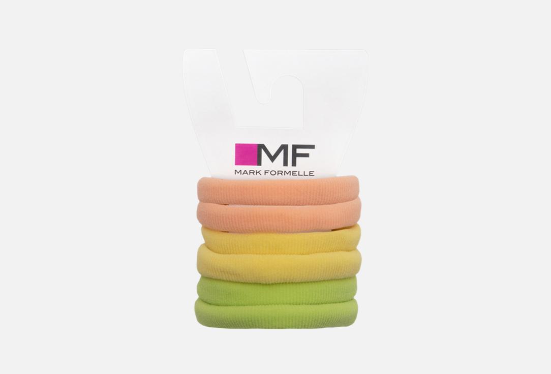 

Набор резинок для волос MARK FORMELLE, Персиковый, желтый, фисташковый 6 шт