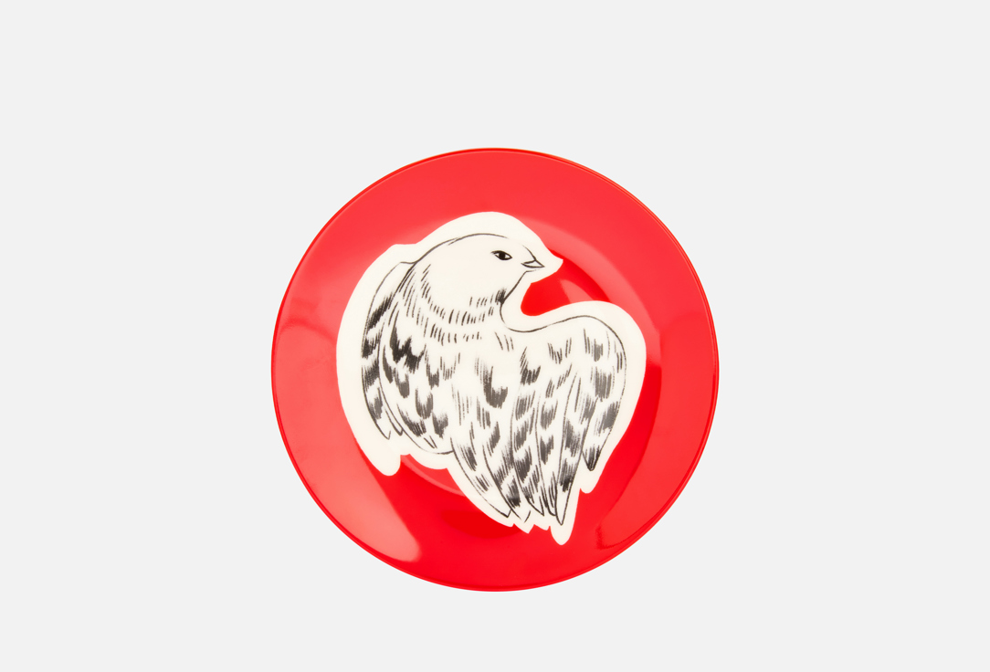 

Тарелка десертная ХОХЛОМА Х АЛЕНА АХМАДУЛЛИНА, Принт, Перья на красном, 16 см 16 см