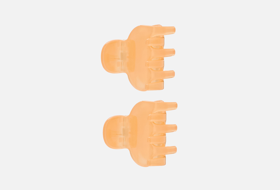 

Крабики для волос RONDA, Нежно-оранжевые 2 шт