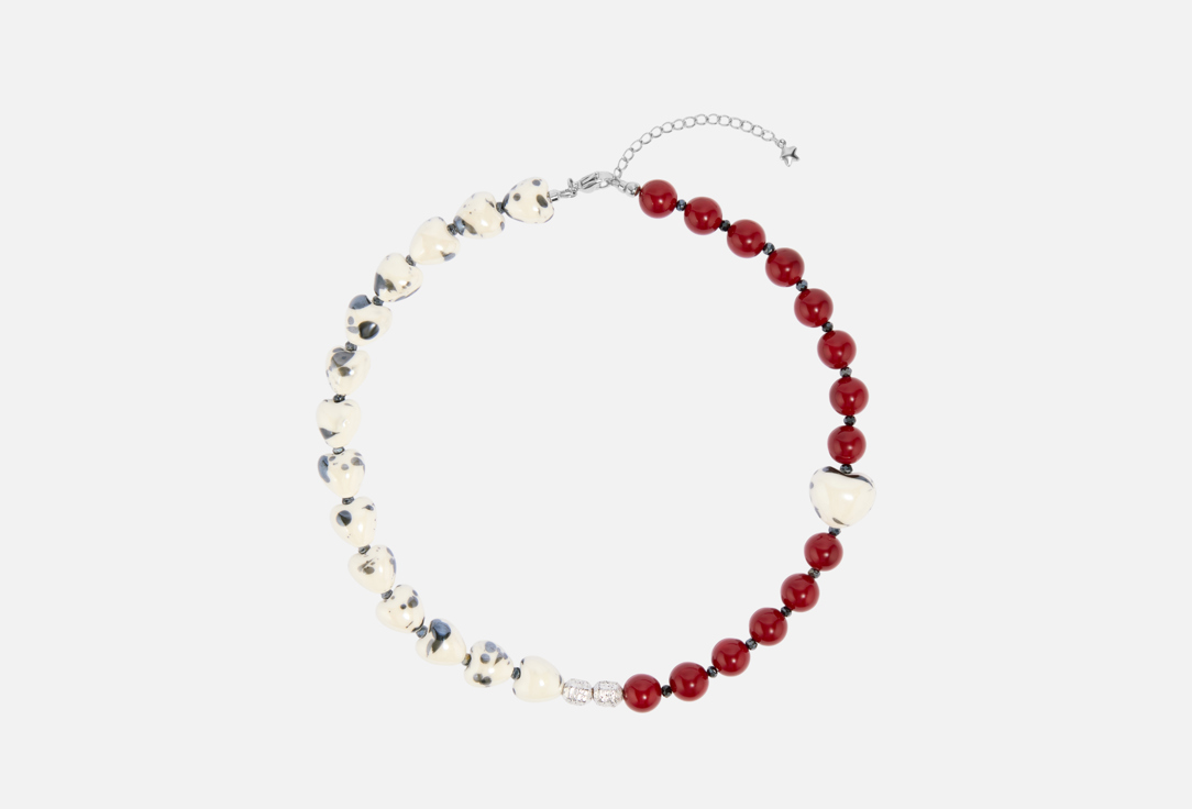 Изображение товара Колье Sweet Honey Jewelry Милая из керамики, гематита и жемчуга Майорки