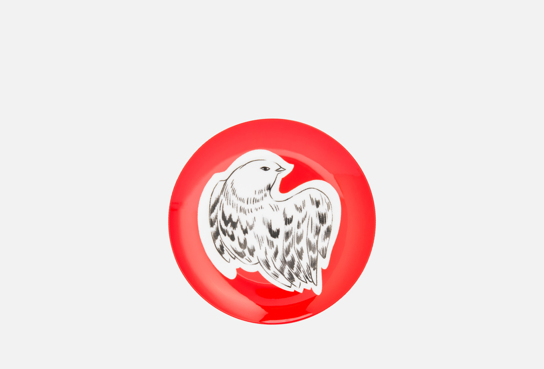 

Тарелка пирожковая ХОХЛОМА Х АЛЕНА АХМАДУЛЛИНА, Принт, Перья на красном, 19 см 19 см