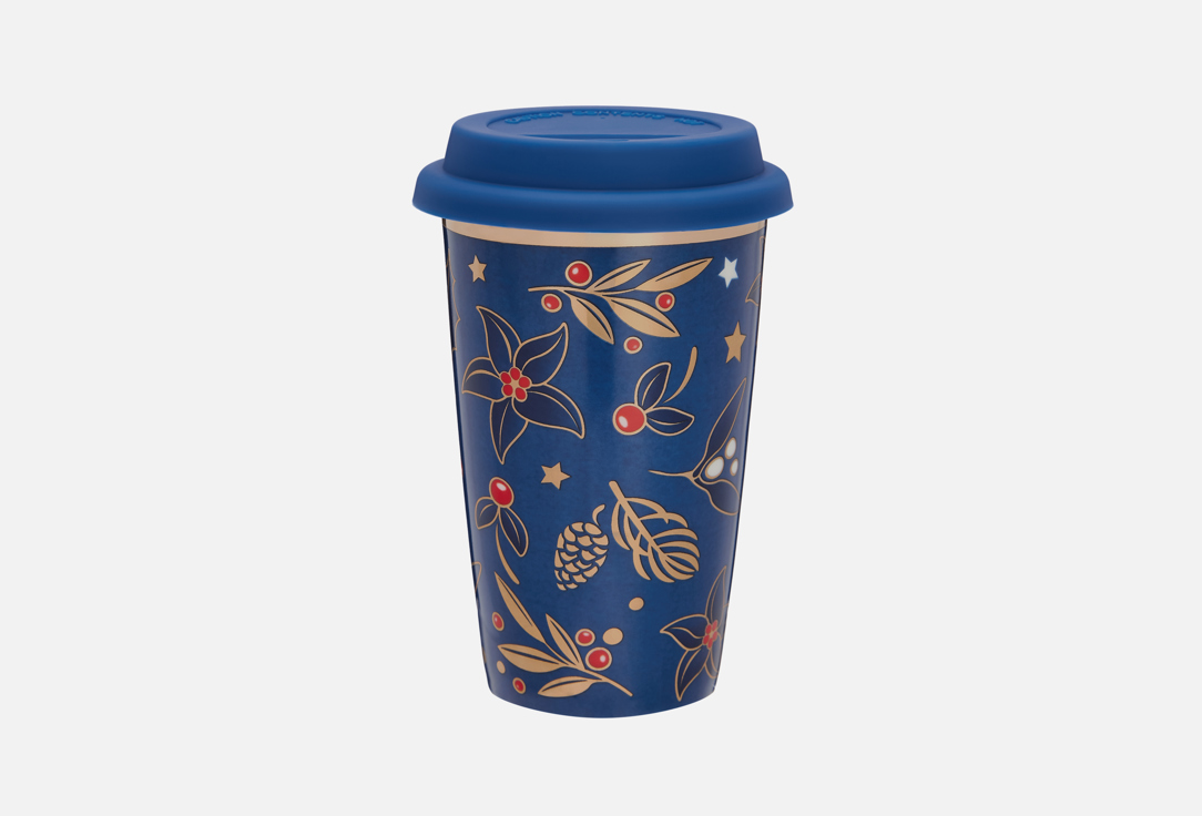 Изображение товара Фарфоровый термостакан My Ceramic Story Новогодняя ночь 330 мл