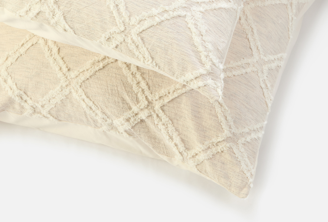 

Набор наволочек N FAMILY, Серый, Серо-белый, 70х70 см 2 шт