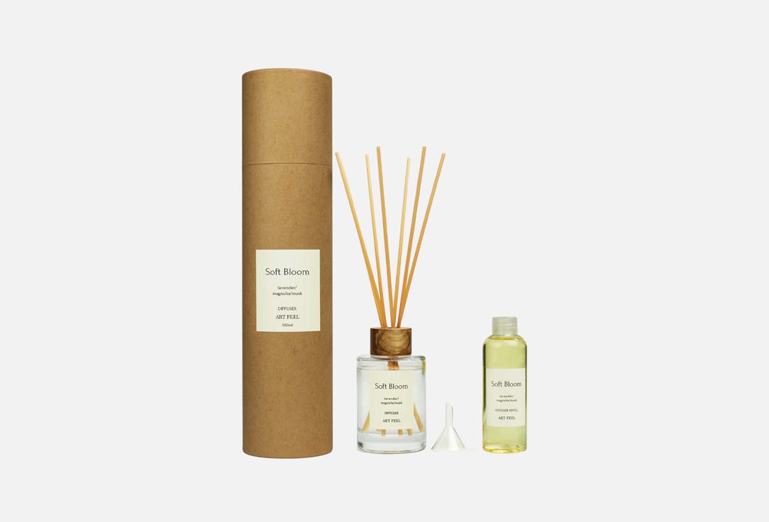 Изображение товара Ароматический диффузор ART FEEL Soft Bloom цветочный 100 мл для дома