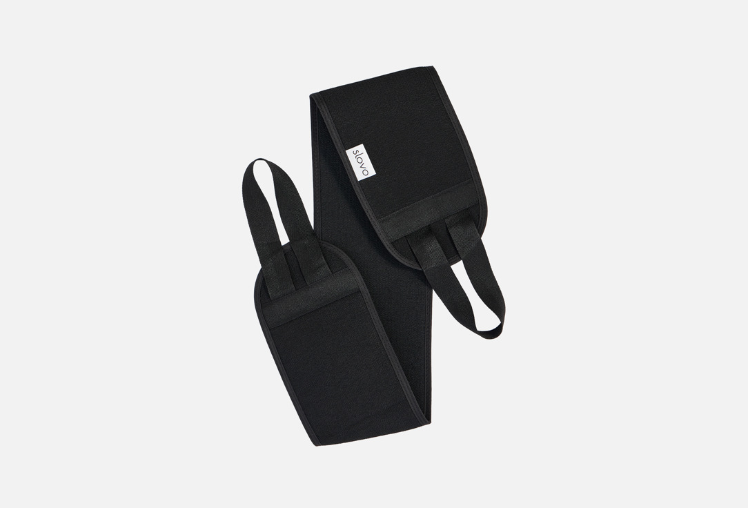 

Мочалка для тела с ручками SLOVO CONCEPT, Черный, Кесе 1 шт