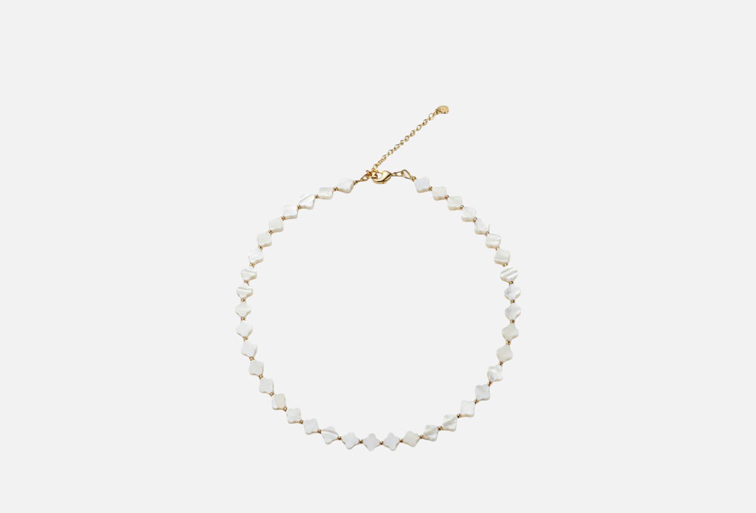 

Колье 19.STONE, Клевер из перламутра 1 шт