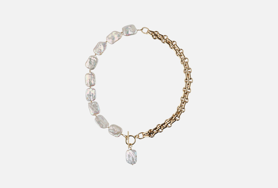 Изображение товара Колье из натурального барочного жемчуга 19.stone длина 45 см для женщин