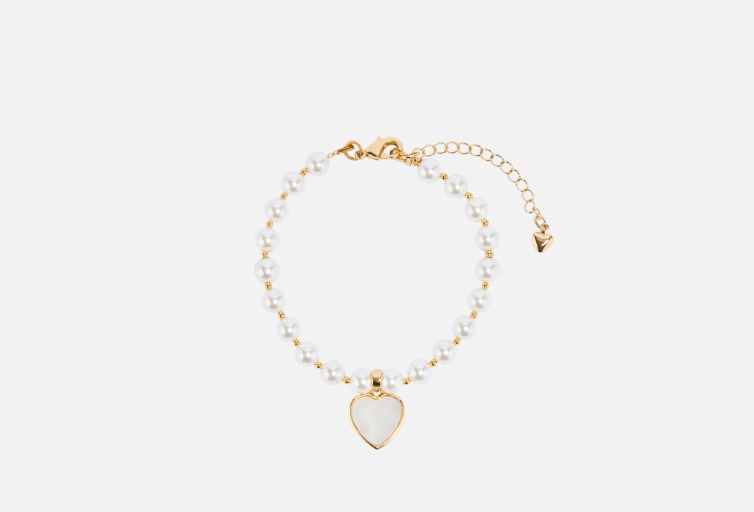 

Браслет 19.STONE, Из жемчуга с сердцем 1 шт