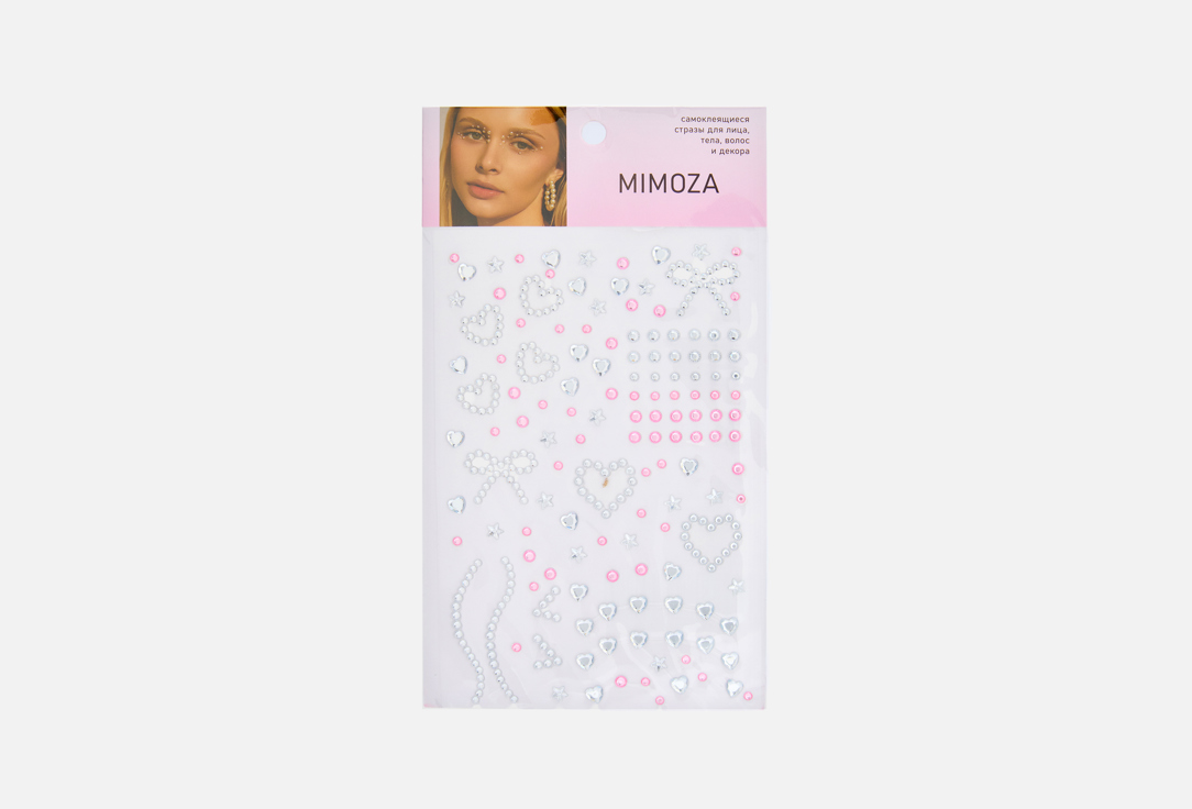 

Набор страз для лица MIMOZA, Cute bows 1 шт
