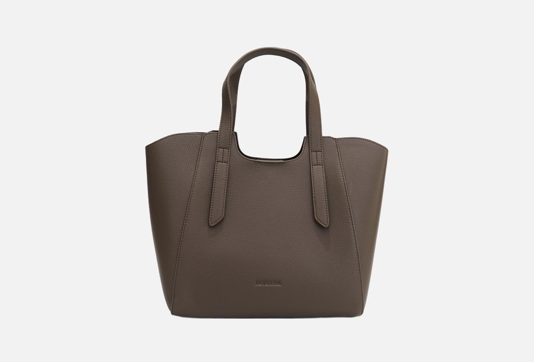 Изображение товара Женская кожаная сумка тоут Reversal в оттенке хаки