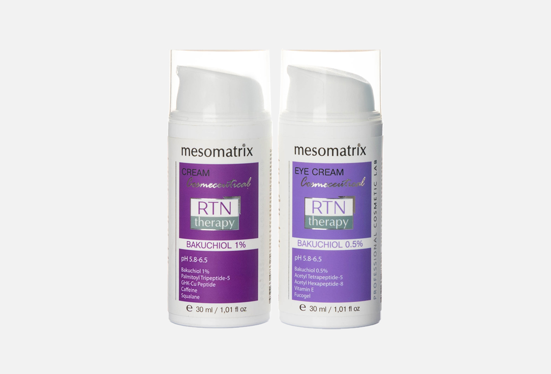 Изображение товара Набор для антивозрастного ухода за кожей лица и век MESOMATRIX RTN Therapy Bakuchiol