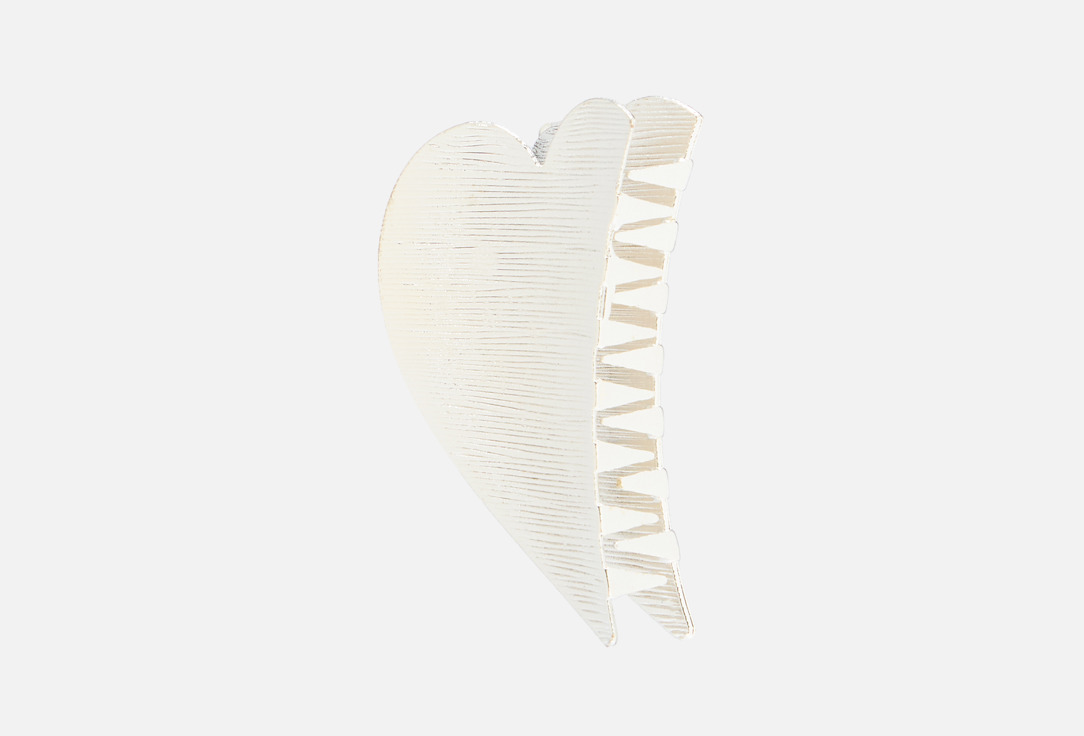 

Краб для волос RONDA, Серебрянное сердце 1 шт