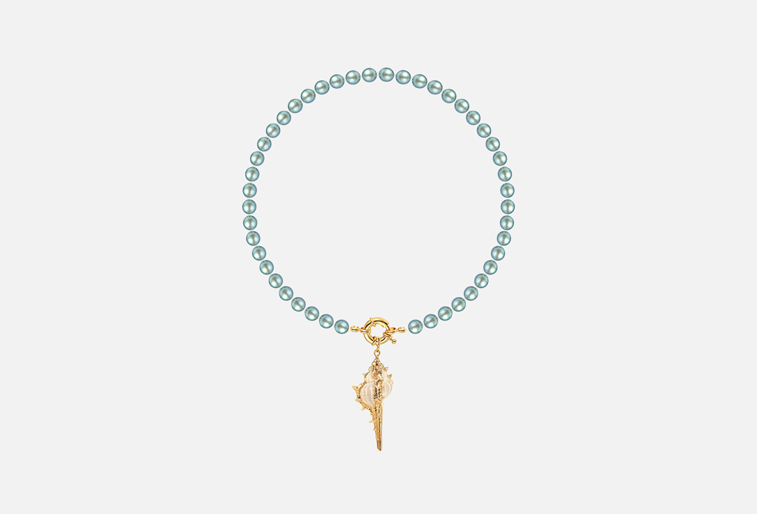 

Колье REBELLIOUS, Green Shell 1 шт