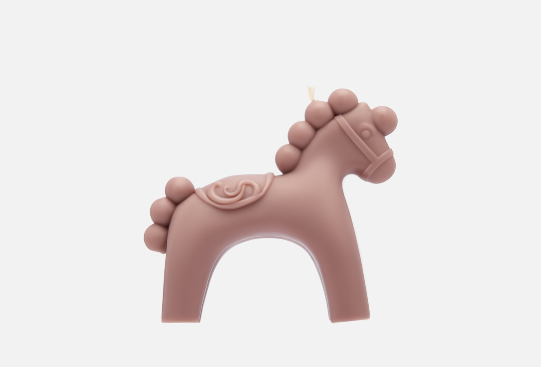 

Декоративная свеча BYGY BY GOLUBOVSKAYA YAKANINA, Коричневый, В форме лошадки 1 шт