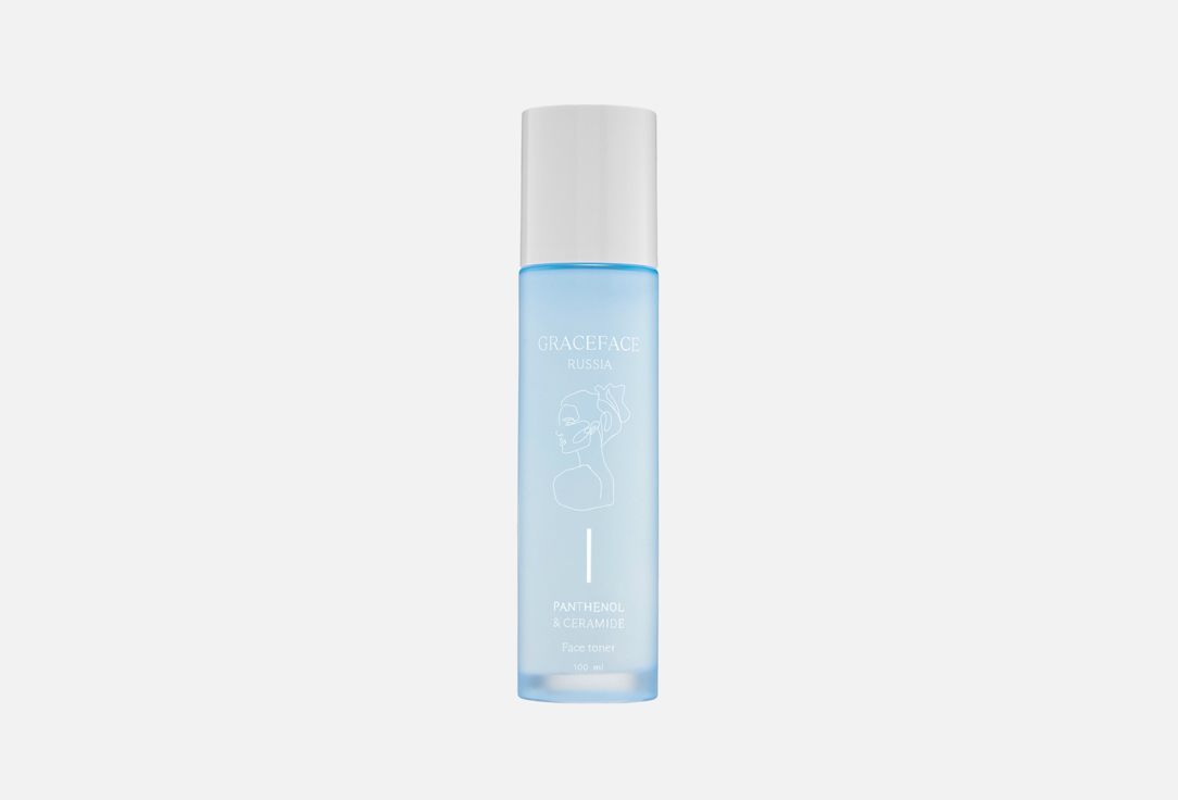 

Кремовый тонер для лица GRACEFACE, Panthenol & ceramide 100 мл