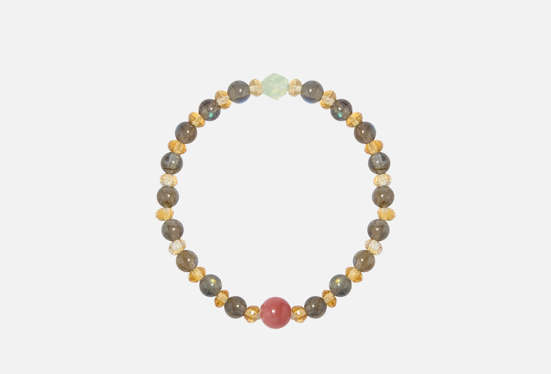 Изображение товара Браслет D. Stone Зодиакальная Мудрость натуральные камни регулируемый стильный