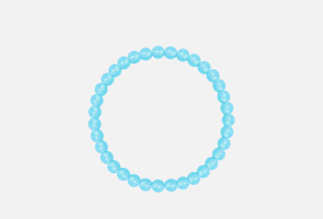 Изображение товара Браслет из натурального халцедона в морской гамме D. Stone 18-22 см