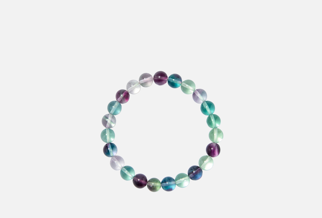 Изображение товара Браслет D.Stone из многоцветного флюорита 8 мм