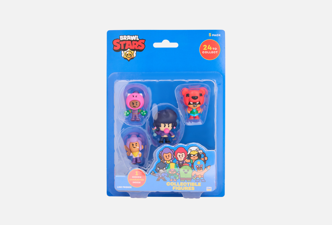 

Набор коллекционных фигурок P.M.I, Brawl Stars 5 шт