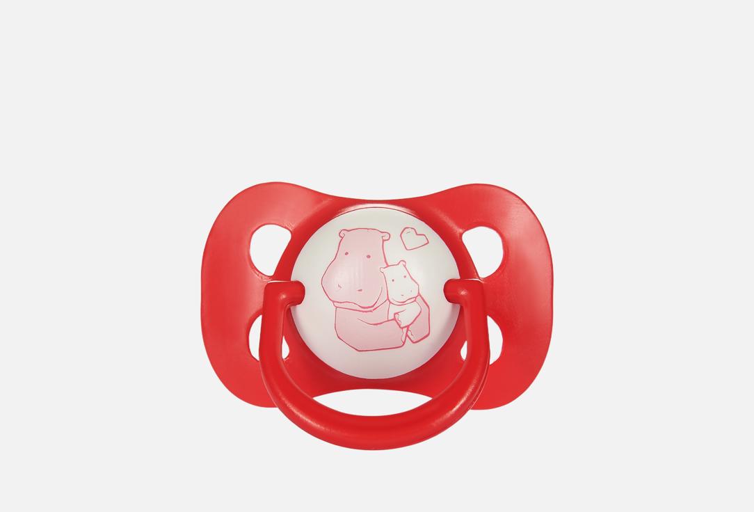 Изображение товара Пустышка ПОМА 0+ розовая латекс и полипропилен для малышей с рождения