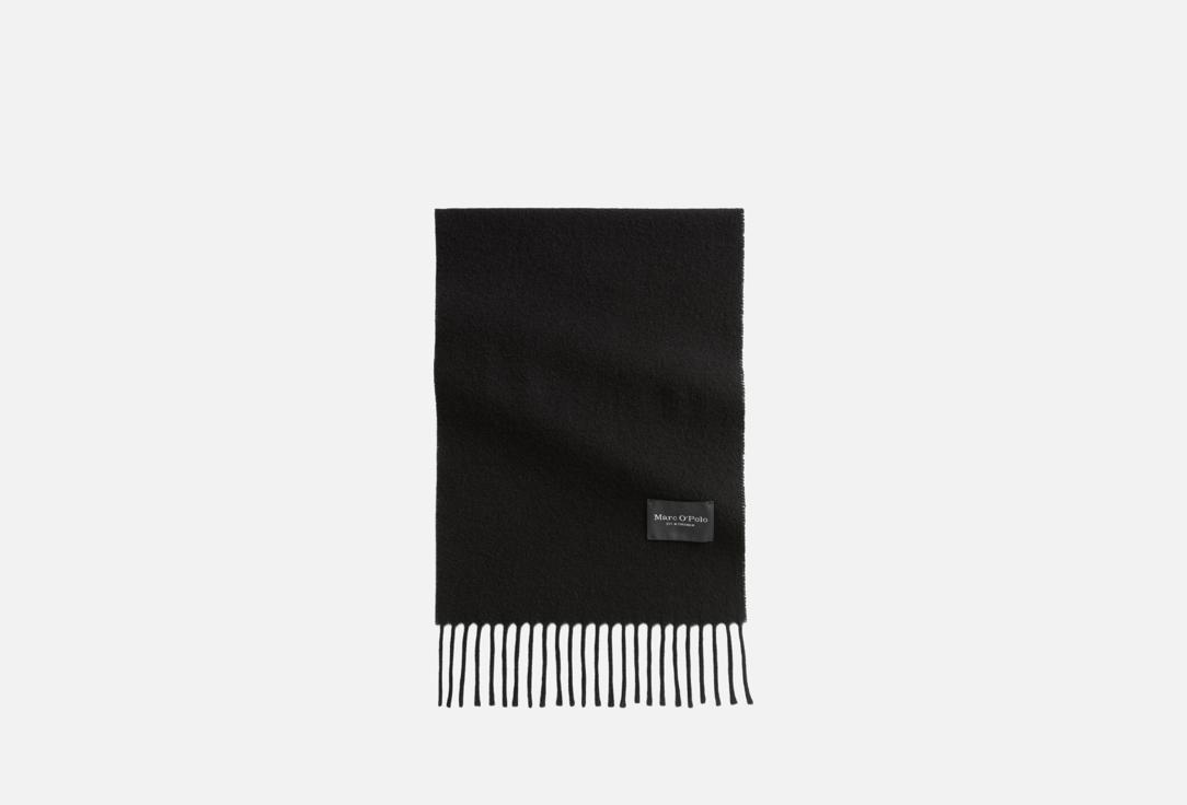 Изображение товара Шерстяной шарф Marc O'Polo черный 184 см коктейль лаконичный зимний классика
