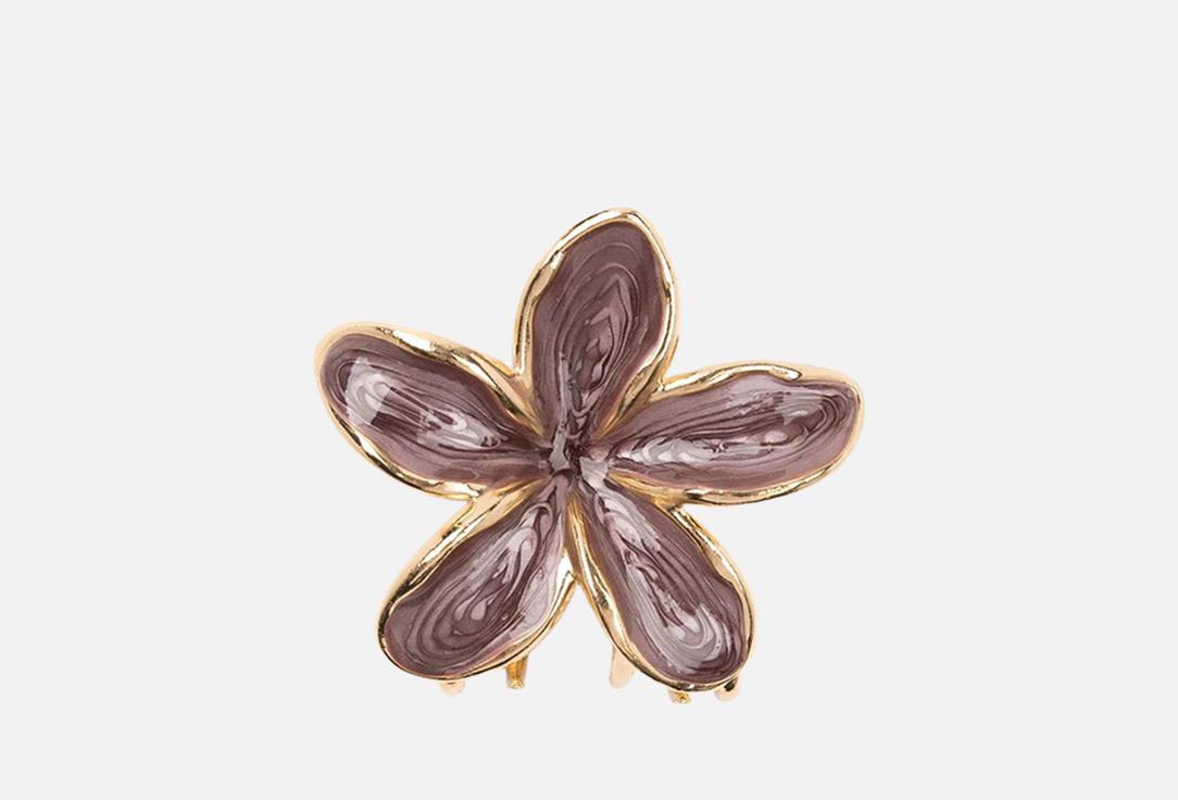 

Крабик для волос MARMALATO, Коричневый, Цветок 1 шт