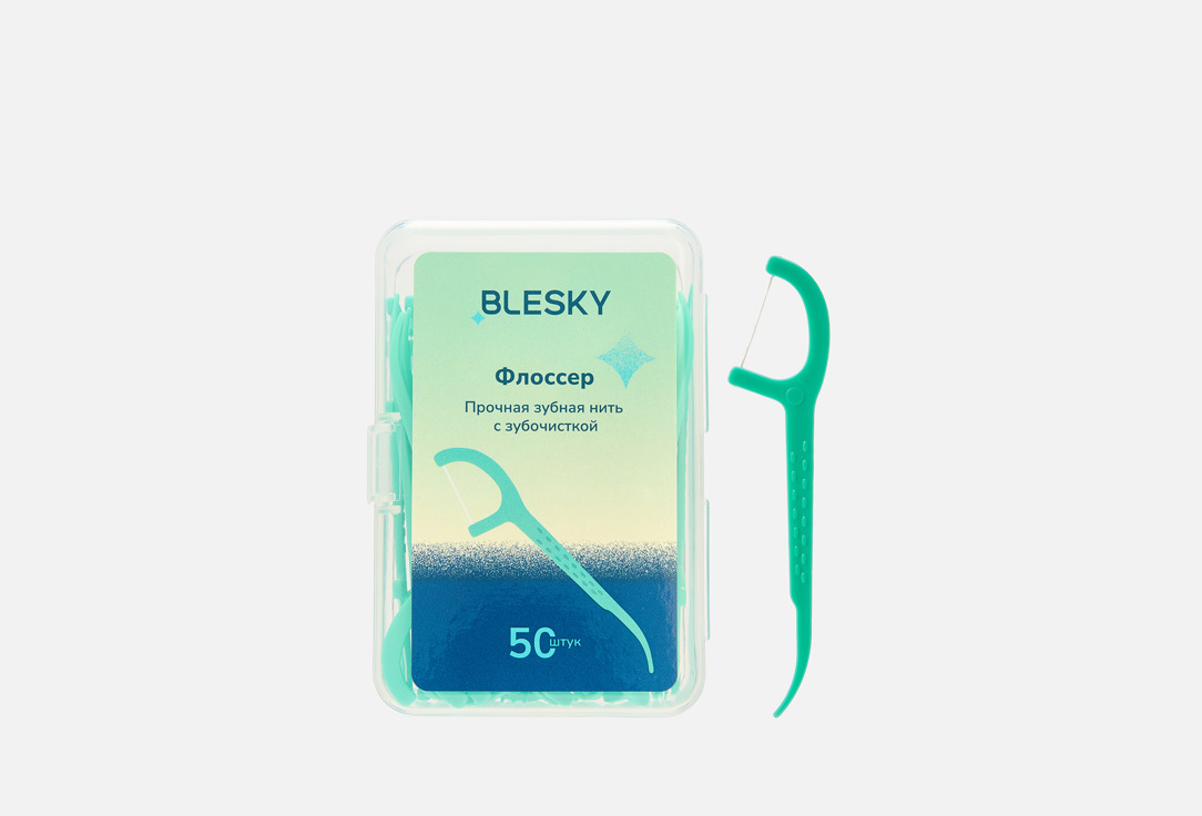 

Флоссеры BLESKY, С зубочисткой 50 шт