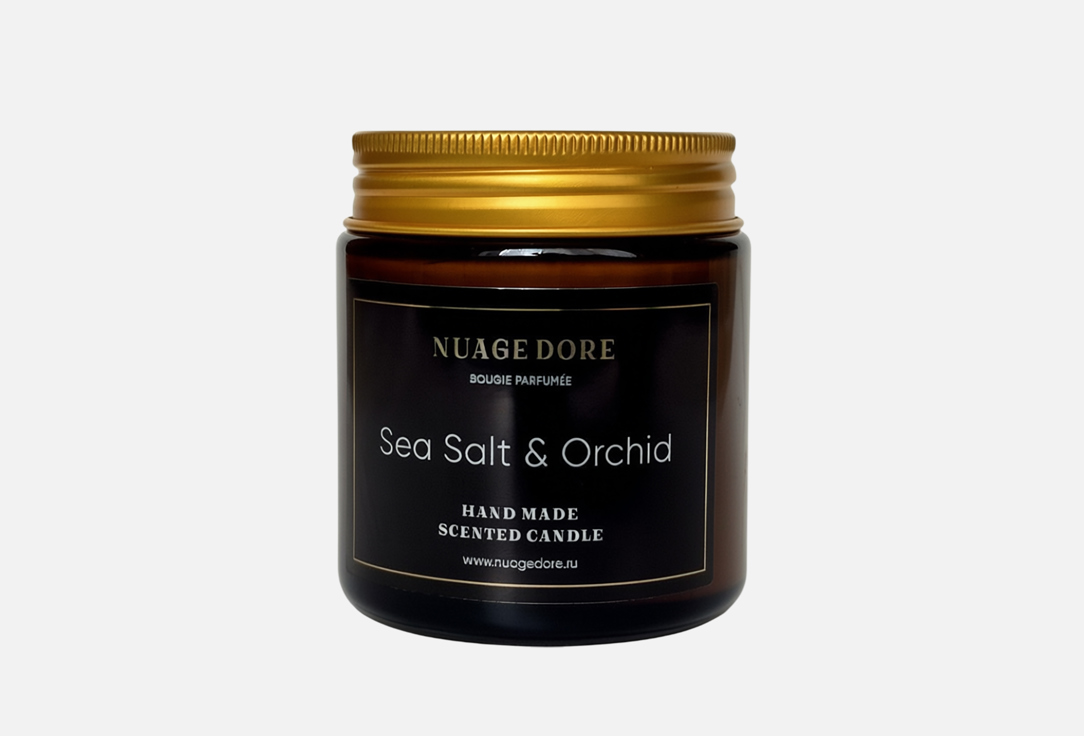 

Ароматическая свеча NUAGE DORE, Sea Salt & Orchid 120 г