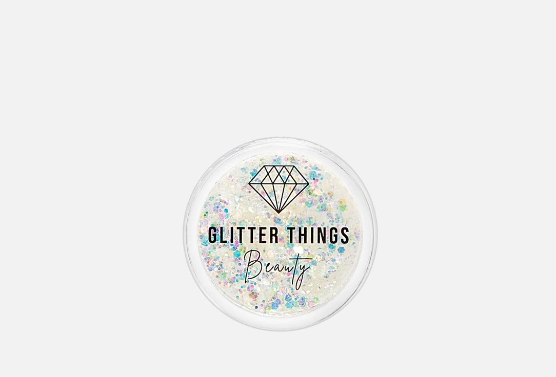 Изображение товара Глиттер для лица тела и волос Glitter Things Beauty Радостное настроение 5 мл