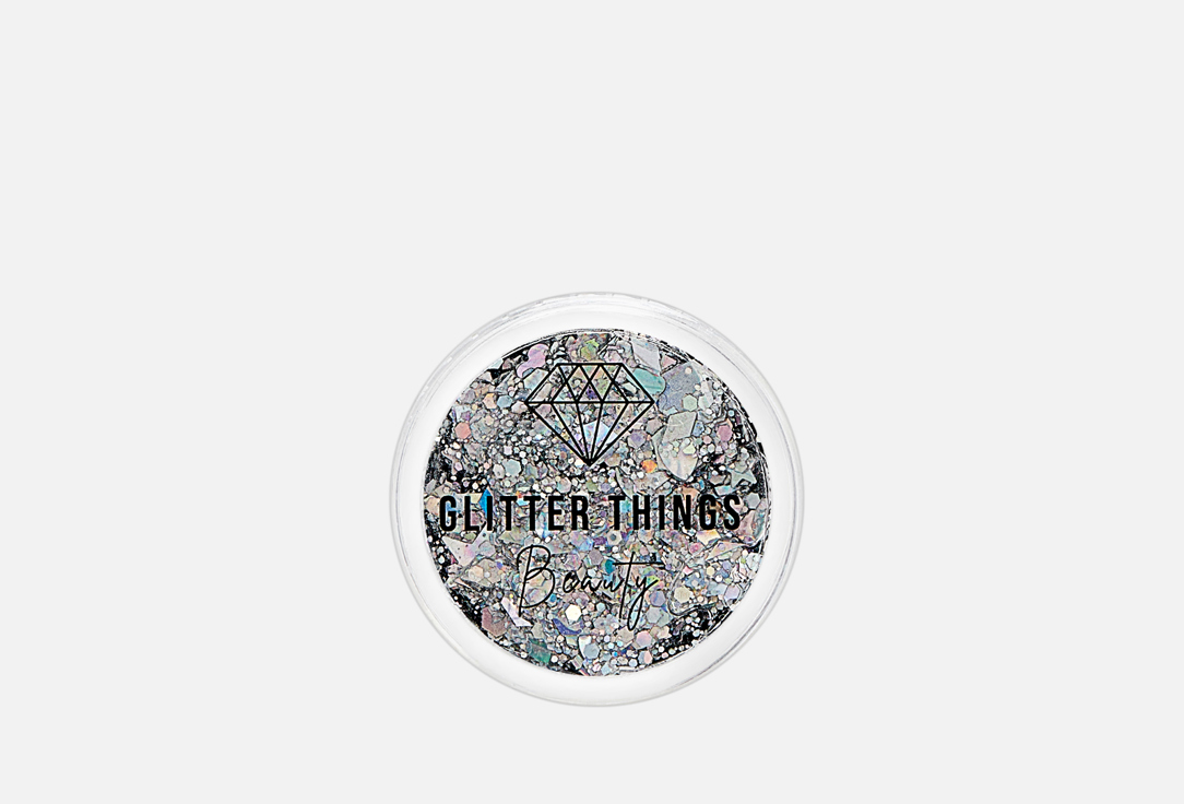 Изображение товара Глиттер для лица тела и волос Glitter Things Beauty Вспышка звезды 5 мл водный гель-блёстки